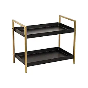 DECOWORLD || 2 Tier Multipurpose Countertop Organizer Rack || Multishelf Storage Stand for Kitchen, Bathroom or Dressing table|| Spice Rack,Cosmetics Organizer or Bathroom Organizer